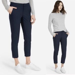 Everlane Wool Slim Navy Trouser